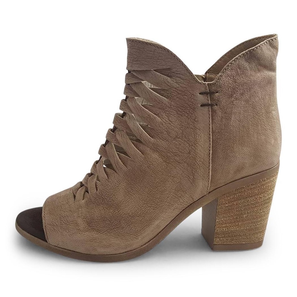 Unity in Diversity Peep Toe Bootie - Picture 2 of 7